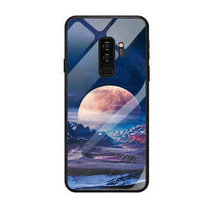 Tempered Glass Starry Sky Phone Case For Samsung.