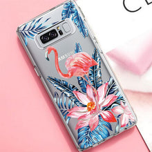 Load image into Gallery viewer, Art Leaf Print Silicone Case For Samsung.